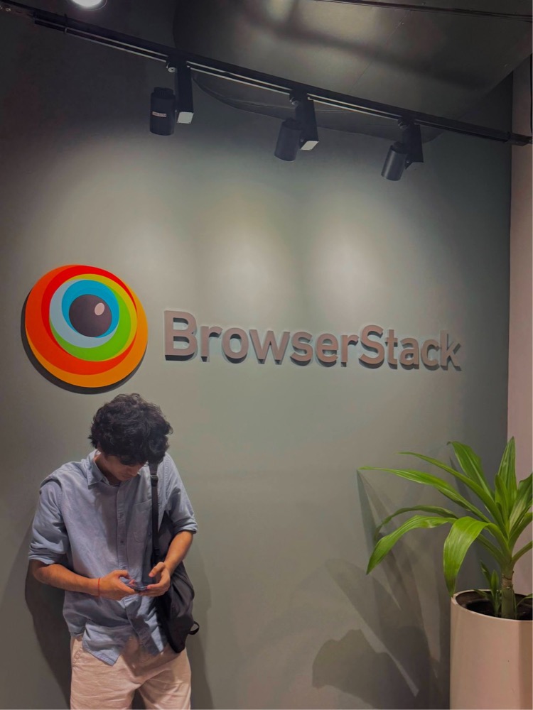 Under the BrowserStack logo